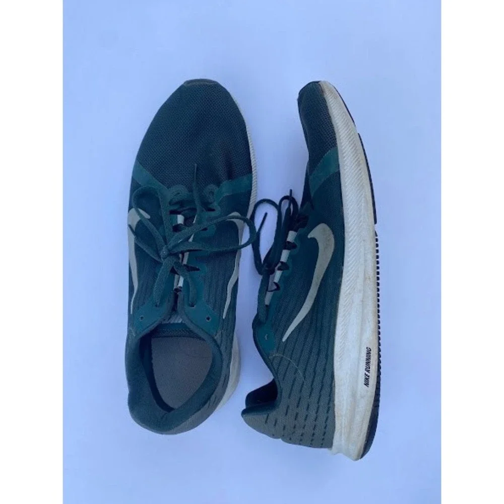 Nike Downshifter 9 Running‎ Shoes Teal Grey AQ7481-300 Womens 11.5 Mens 10